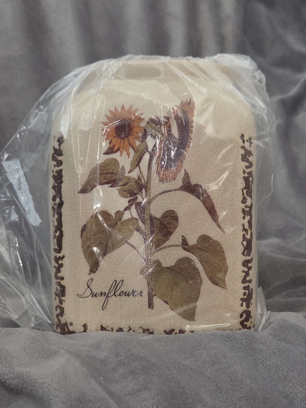 Scentsy Rustic Sunflower Wax Melting Pot